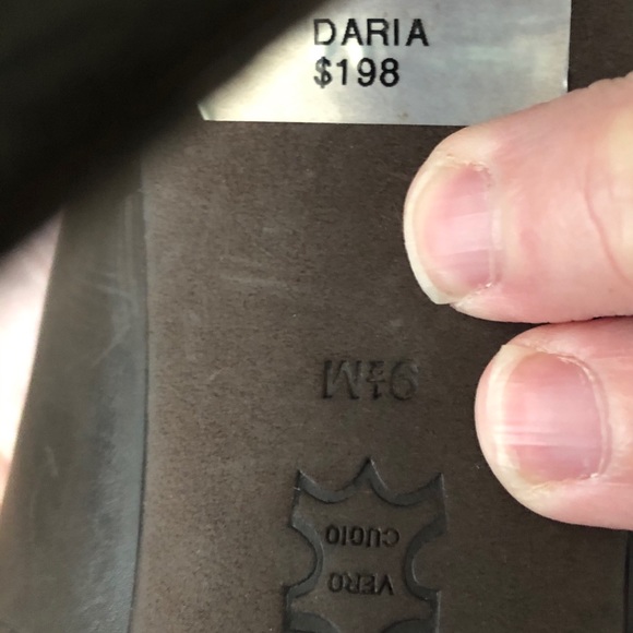 VIA SPIGA “DARIA” BLACK/ CREAM HIGH-HEELS SZ 9 1/2 - Picture 4 of 4